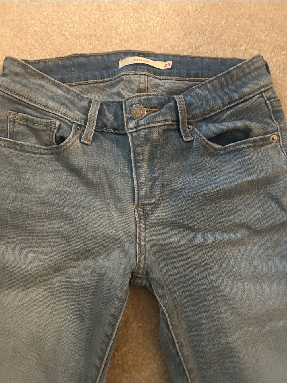 Levi's Light Blue Skinny Jeans